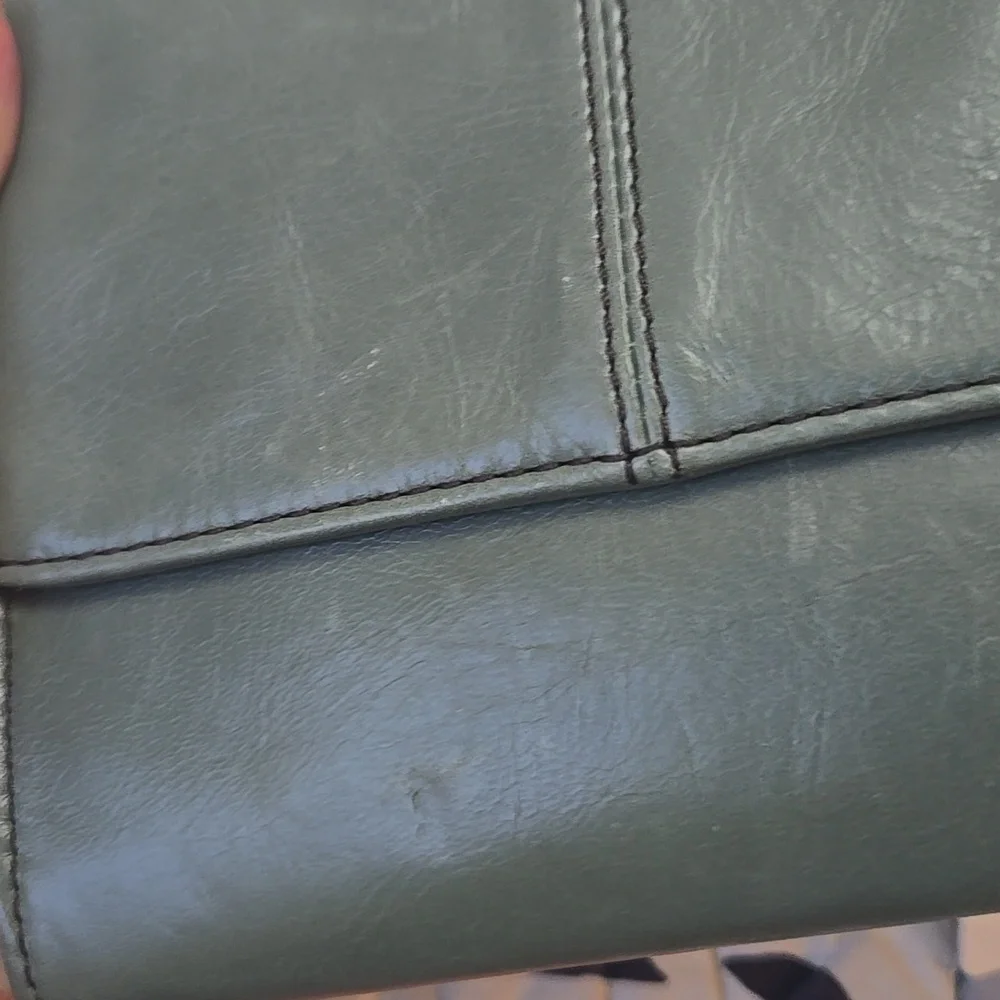 Hobo Jetty Crossbody Purse in Bottle Green - Picture 5 of 8